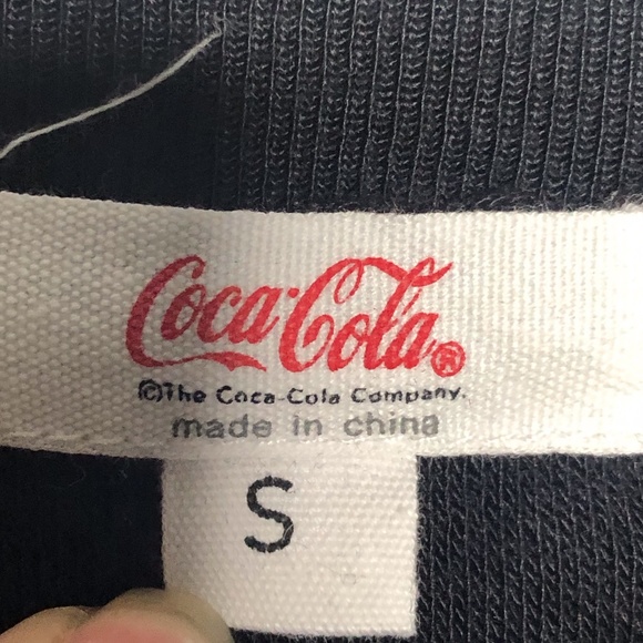 Coca Cola Holiday Sweater Black‎ Polar bear sz Sm - Picture 3 of 4